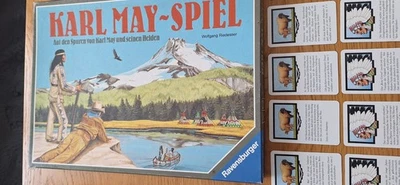 KARL MAY-SPIEL - AUF DEN SPUREN VON KARL MAY UND SEINEN HELDEN 1988 RAVENSBURGER - Bild 1 von 4