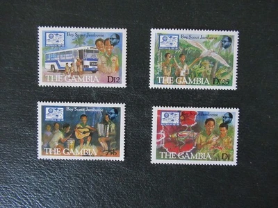 Gambia stamps: 1987 scouts jamboree MNH (4) - image 1 of 2