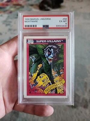 1990 Marvel Universe NIGHTMARE #56 Graded PSA 9 MINT SUPER-VILLAINS - Image 1 of 2