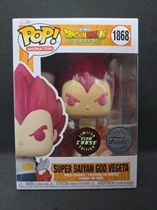 Funko Pop! Super Saiyan God Vegeta Red #1868 CHASE Dragon Ball Broly - Imagen 1 de 6
