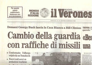IL NUOVO VERONESE N. 18 - 19/1/1993 - BUSH-CLINTON/IRAQ.. - M3 - Picture 1 of 1