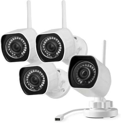 Cámara de Seguridad Exterior Zmodo 1080p WiFi Cámaras IP con Visión Nocturna, Enchufable Foto 1 de 4