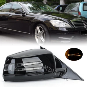 Right Passenger 20Pin Side Mirror W/ Blind Spot For Mercedes Benz W221 S300 S350 - Picture 1 of 20