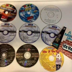 10 KARAOKE MUSIC MISC LOT OF ON CD+G; DVD - Picture 1 of 4