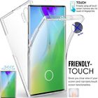 360°Full Protection Clear Silicone Case Cover For Samsung Galaxy Note 8 9 10 PRO