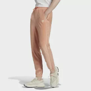 adidas Originals Women's Slim Jogger Soft Velour Pants HG5701 - Picture 1 of 6