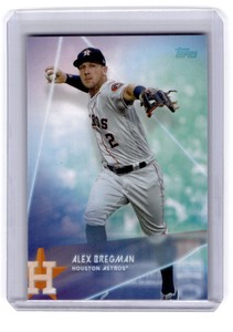 2020 Topps X Steve Aoki #5 Alex Bregman Rainbow Foilboard Mint