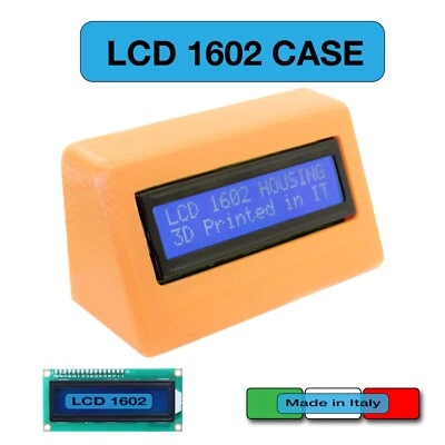 Case Housing cover shell custodia Display LCD 1602 16x2 I2C Arduino Raspberry - Image 1 of 4