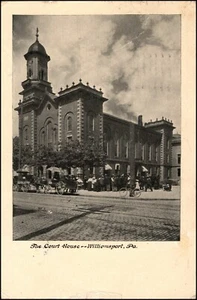 Williamsport PA, The Court House, Pennsylvania Postkarte um 1909 - Bild 1 von 2