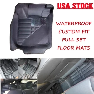 for Honda Accord 2004-2017 Cars Floor Mats FULL SET Waterproof Custom Fit Carpet - Foto 1 di 16
