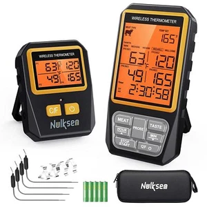 Nulksen Wireless Meat Thermometer For Grilling, Ultra Accurate And Instant Read - Picture 1 of 8
