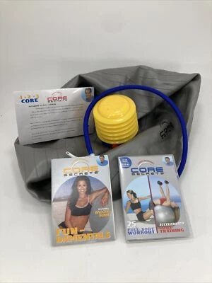 Gunnar Peterson Core Secrets Yoga Ball DVD Tarjetas Bomba de Aire Lote de 5 Foto 1 de 4