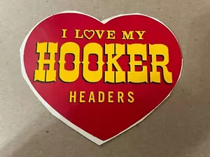 Calcomanía usada con cabezales I Love My Hooker - Ver descripción - Imagen 1 de 3