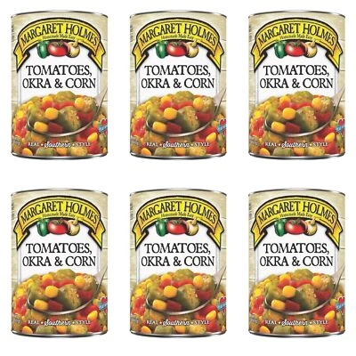 Стартер для супа Margaret Holmes Tomatoes Okra & Corn 14,5 унции упаковка 6 шт. - Изображение 1 из 4