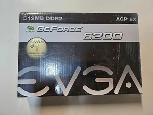 EVGA GeForce 6200 PCI 512MB DDR2 512-A8-N403-LR Video Graphics Card Sealed. - Photo 1/4