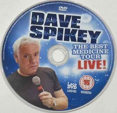 Dave Spikey - Best Medicine Tour Live - DVD Disc Only In A Clear Sleeve - Image 1 of 2