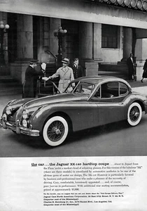 1956 Jaguar XK-140 Roadster "THE Car" Original Print Ad - Picture 1 of 1