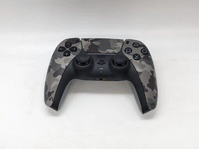 Sony PlayStation 5 DualSense Wireless Controller grey camo for PS5 PC - Image 1 of 4