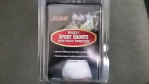 Womens All Star Athletic Supporter Sport Shorts with Pelvic Protector K195W - Picture 1 of 3