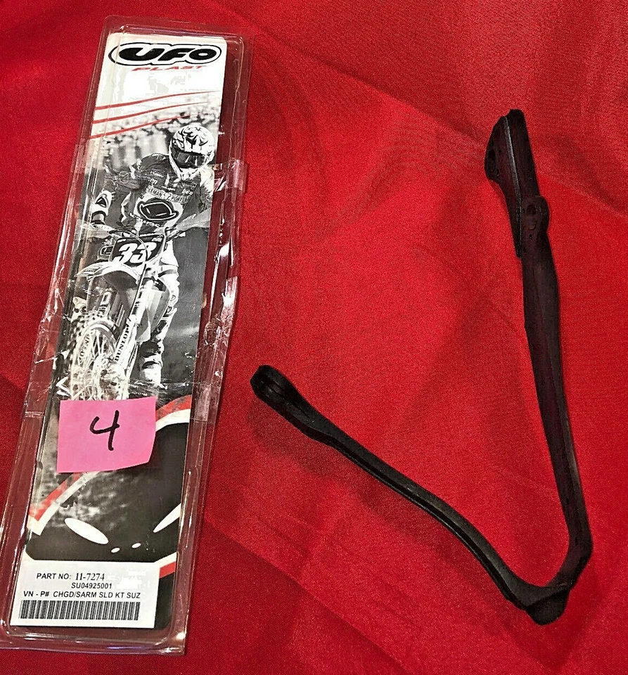 NOS UFO Plastics SU04925001 11-7274 Chain Slider Black - Image 1 of 1