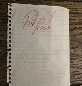 Autograph Of Ricky Morton Memphis Wrestling Louisville Gardens  - Picture 1 of 1