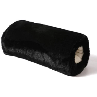 Women Men Luxurious Super Soft Faux Fur Muff Hand Warmer Winter Gloves Warm - Image 1 of 4
