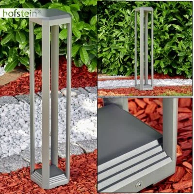 Außen Steh Stand Lampen LED Garten Wege Poller Laterne Beleuchtung Anthrazit - Bild 1 von 4