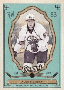 2009-10 (OILERS) Upper Deck Champ's Green #46 Ales Hemsky