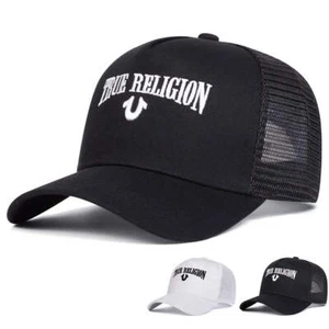Gorras bordadas estampadas TRUE RELIGION UNISEX - Ropa informal fresca exterior/interior - Imagen 1 de 8