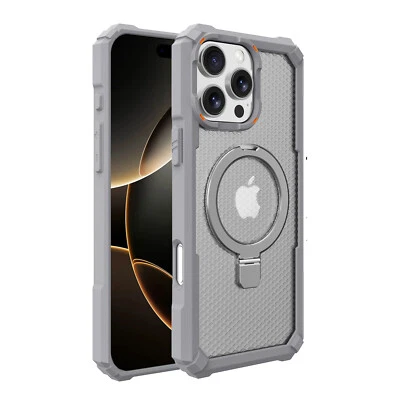 Funda Mag Safe para iPhone 17 16 Pro Max 15 14 13 12 11 Soporte Anillo Antigolpes Foto 1 de 4