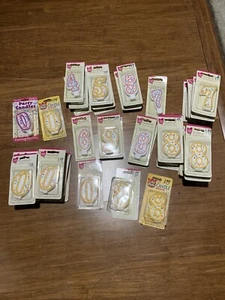 NIP numeral party candles- 38 Total - Bild 1 von 2