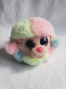 Ty Puffies Collection RAINBOW the Poodle Plush Toy Beanie Ball #SH 1 - Picture 1 of 7