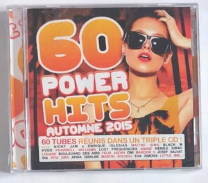 NEW CD 60 POWER HITS ♦ LOUANE, GIMS, SIA, GIRAC, FIORI, MAROON 5, JAIN, BRIGITTE - Picture 1 of 2