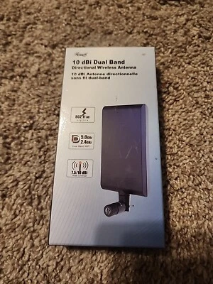 Rosewill 2.4/5 GHz Dual Band Wi-Fi Directional 10 dBi Antenna 802.11acngba - Image 1 of 4