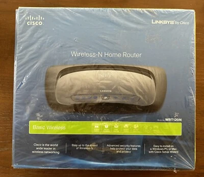 Linksys By Cisco Model WRT120N Wireless N Home Router (NEW) - Image 1 of 4