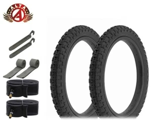2 ALTA PERFORMANCE BICYCLE WIRE BEAD 16 x 2.125 BLACK COMP III BMX TREAD 8PC SET - Picture 1 of 1