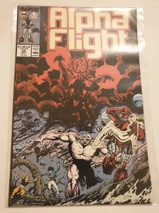 Alpha Flight #58 Marvel Comics May 1988 NM Bagged condition Jim Lee Cover - Picture 1 of 4