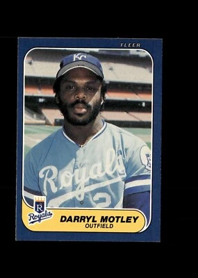 1986 Fleer - Darryl Motley #16 - Image 1 of 2