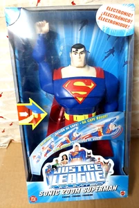 Figurine Justice League Unlimited Superman Sonic Zoom 2004 par Mattel neuve - Photo 1/8