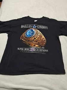 vintage 1993 NFL Super Bowl championship ring Dallas cowboys Salem T-shirt 2XL - Picture 1 of 6