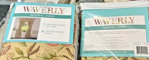 WAVERLY IMPERIAL DRESS ROD POCKET CURTAIN PANEL, 42"x84" (1) panel, NEW - Picture 1 of 4
