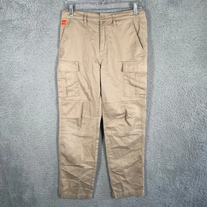 Empyre Relax Loose Fit Cargo Pants Mens 27 Khaki Skate Vintage Y2K - Picture 1 of 12
