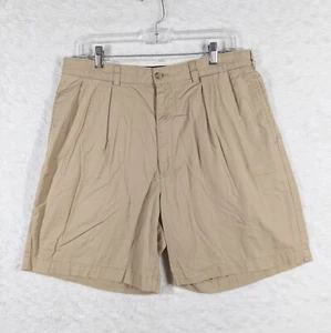Ralph Lauren Shorts Mens 34 Khaki Polo Golf Vintage Classic Chino Pleated Preppy - Picture 1 of 8