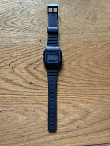Sports Alarm Stopwatch Wrist F91W Black Watch Water Resistant - Picture 1 of 3