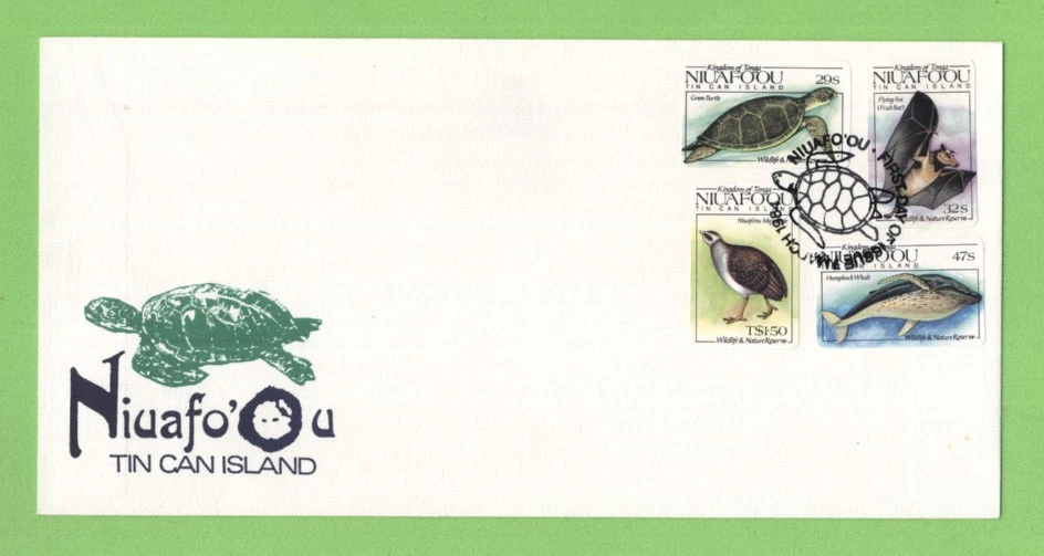 Niuafo'ou (Tonga) 1984 Wildlife and Nature Reserve set First Day Cover - Image 1 of 1