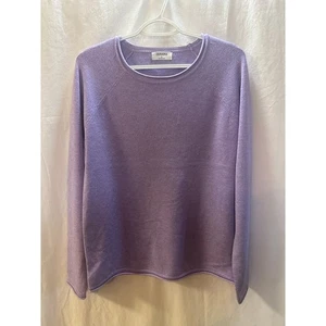 Top Zenana Lavanda Tejido Suave Manga Larga - Talla L - Nuevo con Etiquetas - Imagen 1 de 8