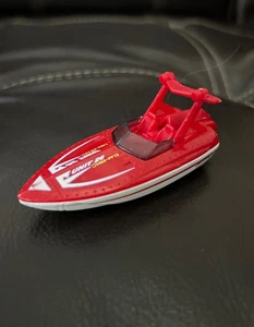 2000 MATCHBOX TOWER BOAT RED AND WHITE DIECAST BOOT PP12 SPEEDBOAT 3'' - Bild 1 von 4
