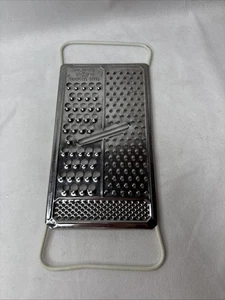 VINTAGE FOLEY ALL IN ONE STAINLESS STEEL FLAT GRATER ZESTER SHREDDER U.S.A. - Picture 1 of 4