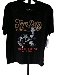 Tom Petty And The Heartbreakers West Tour 2001 Women's Tee Size Medium (8/10) - Picture 1 of 6