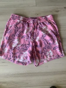 Margaritaville Women's No Passport Required Beach Linen Short Pink Size S - Picture 1 of 7